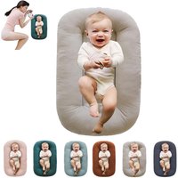 Portable Baby Cotton Breathable Biomimetic Baby Crib with Anti Pressure Baby Bed Wrapping and Baby Accessories