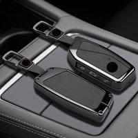 Zinc Alloy Leather Car Key Cover, For BMW X1 U11 X7 G07 XM G09 I7 G70 X5 G05 LCI IX IX40 I20 U06 G81 M3 Series 5 7 G60, Keychain