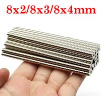 Round Magnetic Discs 8x2/8x3/8x4mm, Multi-Use Magnets for Crafts, Decoration, Office, Whiteboard and Refrigerator