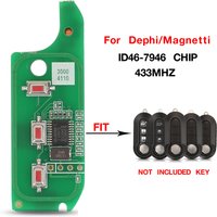 Jingyuqin 433 MHZ ID46 PCF7946 Chip Platine Für Fiat Dehilp Marelli System Ersetzen Smart Key PCB Für Fiat 500 Grande Punto
