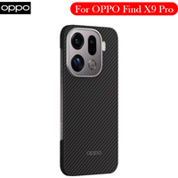 Original Carbon Fiber Fall Für OPPO Finden X9 Pro Kevlar Drahtlose Lade Zurück Abdeckung Fall für OPPO Finden X9 Pro