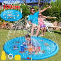 Extra-Large 100cm Thick PVC Kids' Water Sprinkler - Perfect for Ages 6-8 | Outdoor Play & Lawn Fun | Ideal Summer Cool-Down Toy