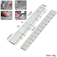 60g Car Wheel Balancer Car Tire Bar Tyre Motorcycle Tools Balancer For Cars Motors Wheel Balance Block Weight Iron