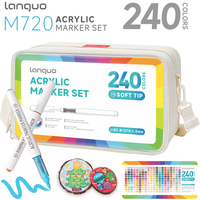 Languo acrylic markers, 288/240/192/96 colors