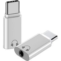 1-4pcs Type C Adapter Male Type C to Female 3.5mm Adapter For Laptops Huawei Honor 3.5 wired Headphone Adapter Support OTG USB C