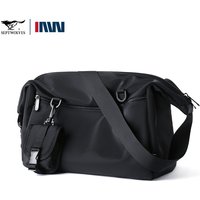 AliExpress Septwolves Fashion Waterproof Nylon Men Shoulder Bag Male Casual Large Crossbody Messenger Bag Cycling Traveling Side Package