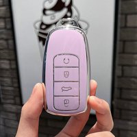 TPU Car Key Case Cover Shell Fob For Chery Tiggo 8 Pro Tiggo 8plus New 5 Plus 7pro Protected Holder Accessories