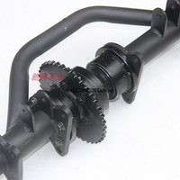 DIY modified four-wheel ATV chain drive rear axle kart differential rear axle suspension double disc brake assembly