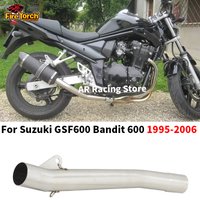 Slip On dla SUZUKI BANDIT GSF600 GSF600S 1995-2006 motocyklowe układy wydechowe rura łącząca Mid Link podłącz tłumik 51MM Escape Moto