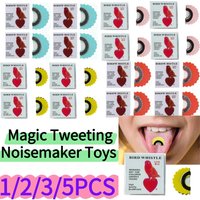 1/2/3/4/5PCS Magic Trick Bird Whistle Unique Mouth Imitation Tool for Realistic Birdcall Effects Portable Lightweight Entertainm