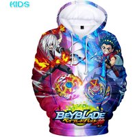 Beyblade Burst Evolution Hoodies Men/women Sweatshirts Beyblade Anime Hoodie Boy/Girls Coat Kids hoodie