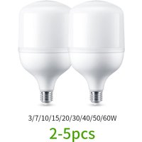 2-5pcs LED Bulb AC 220V E27 LED lamp 60W 50W 40W 30W 20W 15W 10W 7W 3W Lampada LED Light Bombilla Spotlight Lighting Lamp