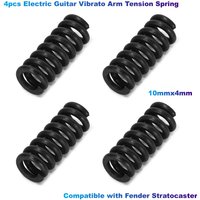 4pcs Electric Guitar Vibrato Arm Tension Spring 10x4mm for Compatible with Fender Stratocaster