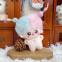 10CM Mini Kawaii Plush Cotton Doll Idol Starfish Body Stuffed Gemini Constellation Dolls Anime Figure Toys Fans Collection Gifts