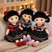 45-70cm New Kawaii Plush Cotton Doll Idol Stuffed Super Star Figure Toys Campus Style School Uniform for Girls Gifts Decor