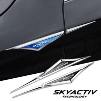 2pcs 3d alloy car stickers car accsesories accessory for Mazda skyactive 2 3 5 6 8 cx3 cx4 cx5 cx7 cx8 cx9 cx30 mx5 rx8