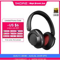 1MORE SonoFlow Active Noise Cancelling Headphones 70H Playtime Clear Calls electronics flash-sale Headset HC905 Bluetooth 5.0