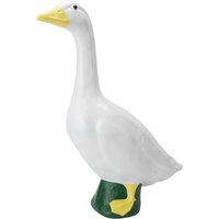 Goose Statue Whimsical Garden Decor Resin Porch Goose Outdoor Indoor Decoration for Yard Patio Home