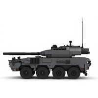 MOC209376 Domestic Production Mobile Battle Tank Toy Model Snap Together Educational Building Blocks for Boys And Girls