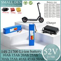 new 52V 15Ah 20Ah 25Ah 30Ah 35Ah 45Ah 50Ah 21700 Li-ion Battery Pack with 40A BMS 2000W for Electric Scooter Motorcycle Battery