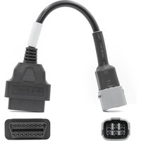 For Suzuki 6Pin to 16Pin OBDII Scanner Extension Cable Tool OBD2 Motorcycle Diagnostic Plug Adapter