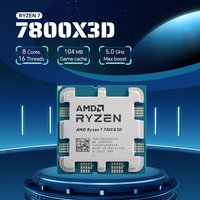AMD Ryzen 7 7800X3D 5NM 8-Core 16-Thread 4.2GHz Socket AM5 L3=96M 120W DDR5 R7 7800X3D Gaming CPU Processor No Cooler