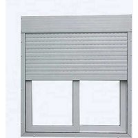 Anti-Theft Insulated Aluminum Roll up Window Roller Shutter Window Electric Aluminum Automatic Roller Shutter windows