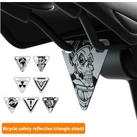 AliExpress enlee ENLEE Bicycle Reflective Triangle Plate Mountain Road Bike Night Riding Highlight Warning Film Cushion Reflective