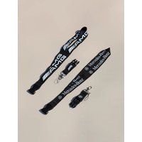 1pcs lanyard Double-sided Mobile ID Card Hanging Strap car keychain for Mercedes Benz B/C/E/S Class A Class C200L GLC key Gift