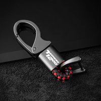 For yamaha Super Tenere tenere1200 Tenere 1200 XT1200Z XR1200ZE Custom LOGO Motorcycle Braided Rope Keyring Metal Keychain