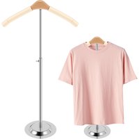 Adjustable T Shirt Display Stand Flexible Shoulder Stand Shirt Rack Portable Garment Coat Holder Multipurpose Hanging Clothing