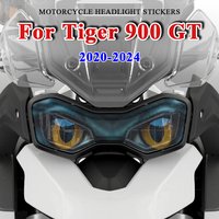Front Headlight Stickers Motorcycle Head Light Protection Decals Accessories For Triumph Tiger 900 GT Rally Pro 2020-2023 2024