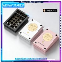 WEIKAV Stars21pad Mini Mechanical Keyboard Aluminum Alloy Kit Wireless Tri Mode QMK/VIA Custom Keyboard Office Accessories