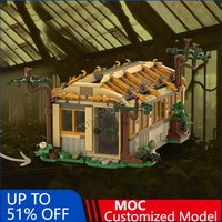 621-teiliges MOC zur Konstruktion, Kräuterbekleidung, MOC, individuelles modulares Bausteinmodell, beliebtes DIY-Montage-Spielzeug, Geschenk