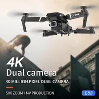 2025 E88 pro WiFi FPV Drone Single/Dual 4K 1080P Camera Wide-Angle HD Altitude Hold Foldable Quadcopter RC Helicopter Toy