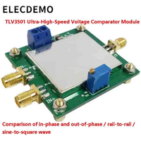 TLV3501 Ultra-high Speed Voltage Comparator Module Compares Sinusoidal to Square Waves from Rail to Rail