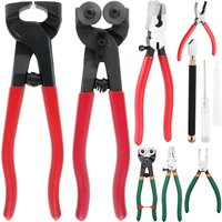 1/2Pcs Tile Nippers Mosaic Cutter Pliers Tile Nippers Cutting Tools Ceramic Glass Tile Cutter For Porcelain Glass Mirror Cutting
