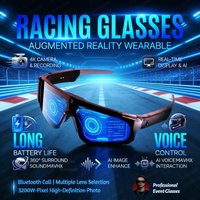 2026 Sport Camera Sunglasses HD 1200P Video Recording Glasses Sports Wearable Glasses AI Voice Interaction Sports Camera Glasses