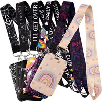 Motivational Phrase Lanyards for Keys Neck Strap ID Card Cell Phone Straps USB Badge Holder DIY Hang Rope Keychain Accessories