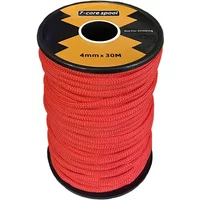Solid Color Nylon Rope For Tents Outdoor Tool Camping Cord Tent Rope Nylon Polyester Blend Core-filled Design Pre-wound Spool