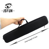 Portable fishing gear bag, shockproof hard shell bag53.5cmShort fishing rod, reel, accessories, tool kit, fishing bag