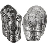 AliExpress MUSEYA Children's Shoulder Guards Medieval Plate Armor Cosplay Costume Armour Accessory Arms Prop Armour Cosplay Prop Bike Protector