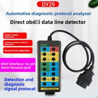 Premium DUOYI DY29 Automotive OBD2 Breakout Box Car Diagnostic Protocol Detector OBDII Interface Break Out Box Tester