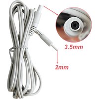 2-Way TENS Massager Electrode Cable Connecting Electrode Pad Electrode Wires for Electric EMS Muscle Stimulation Physiotherapy