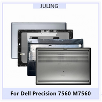 For Dell Precision 7560 M7560 Laptop Top Case LCD Back Cover Palmrest Upper Shell Bottom Case Housing Cover