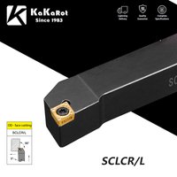 KaKarot Außendrehwerkzeug SCLCR1212H09 SCLCR1616H09 SCLCR2020K09 Hartmetalleinsätze CCMT 060204 Drehwerkzeug, Schneidwerkzeuge, 1 Satz
