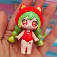 Authentic New Hola Dopamine Cat Iconbox Mini Blind Box Trendy Cat Girl Figures Doll Collectible Surprise Box Birthday Gift Toys