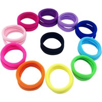 50Pcs Colorful Women Ponytail Holder Rubber Band Scrunchie Rubber Band Headband For Girl Kid Fashion Pigtails Holder Accessory