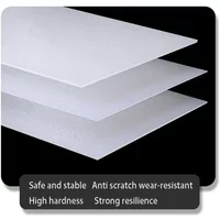 1-8Pcs Milky White Frosted Sheet LED Light Diffuser Panel Anti-Glare High Transmittance Photography Lighting Board 1/1.5/2mm