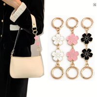 1PC heart-shaped flower bag chain extender for armpit bag crossbody bag crafts DIY wallet bag strap decorative chain